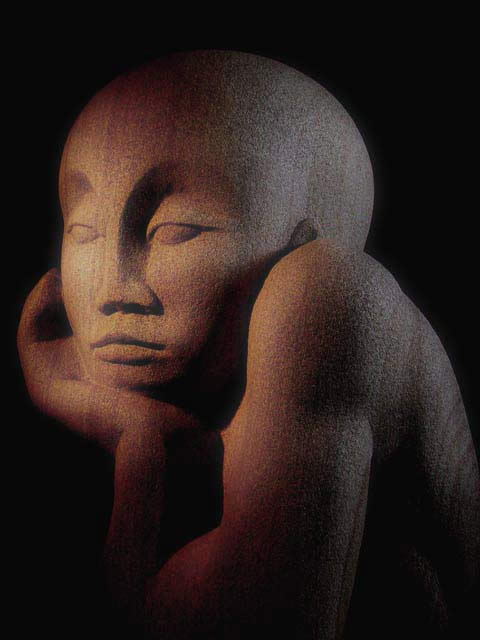 In sculpture I like to explore the presence of stillness and express this as sensual energy in abstract and figurative forms
